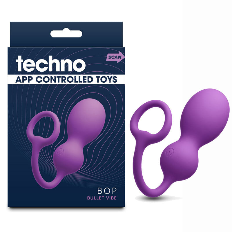 NS Novelties Techno Bop Kegel Exerciser with App Contol Love Eggs and Kegel Exercisers