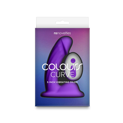 NS Novelties Colours Curve 5 Inch Vibrating Dildo - Vibrating Dildos