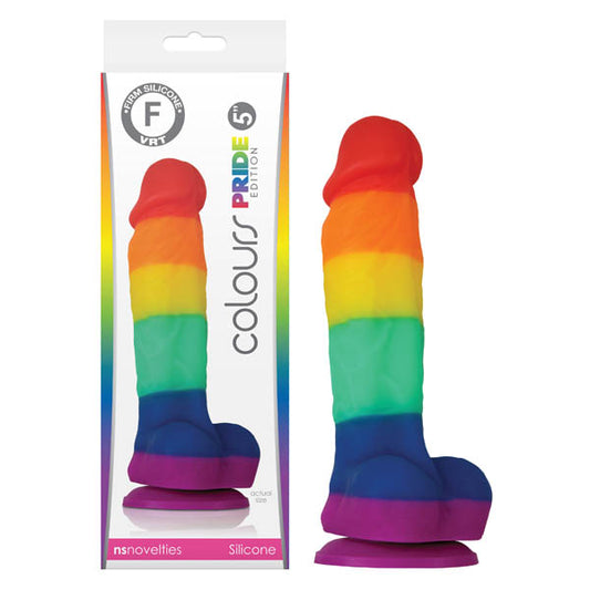 NS Novelties Colours Pride Edition Realistic Dong Rainbow 12.7cm - Realistic Dildos