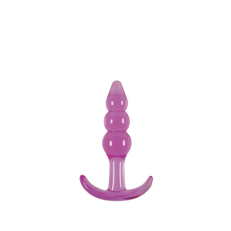 NS Novelties Jelly Rancher Ripple T Shape Butt Plug - Butt Plugs