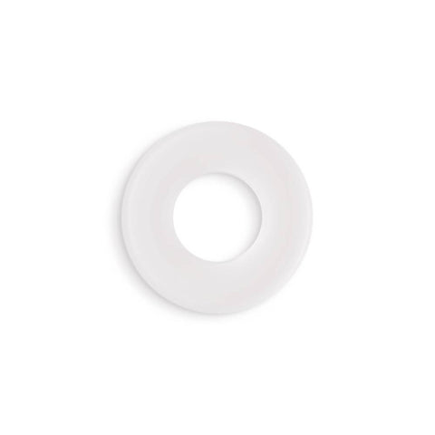 NS Novelties Firefly Stretchy Bubble Ring White - Stretchy Cock Rings