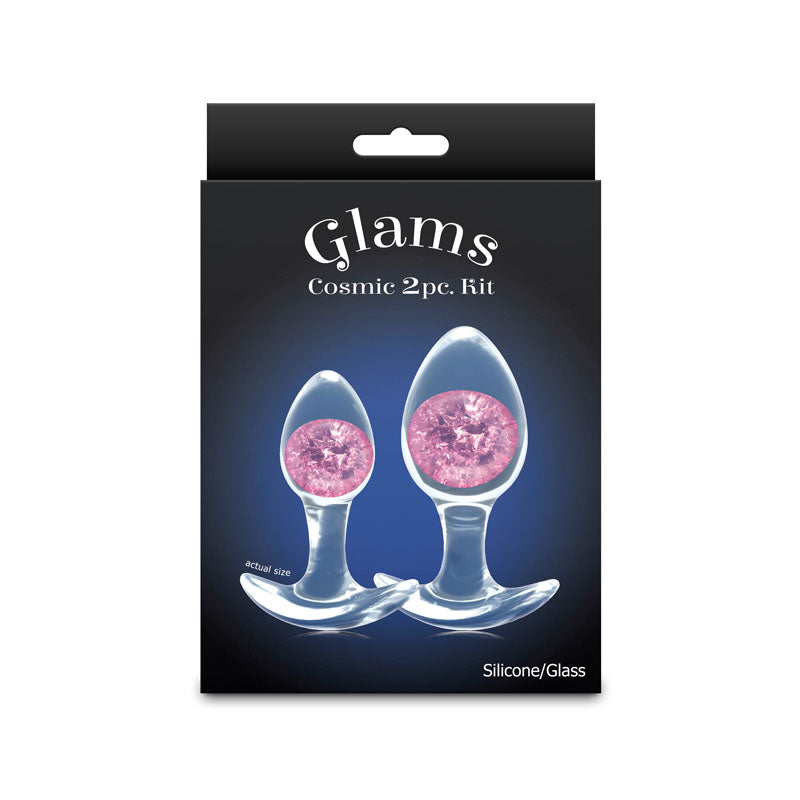 NS Novelties Glams Cosmic Butt Plugs Set of 2 Sizes Butt Plugs