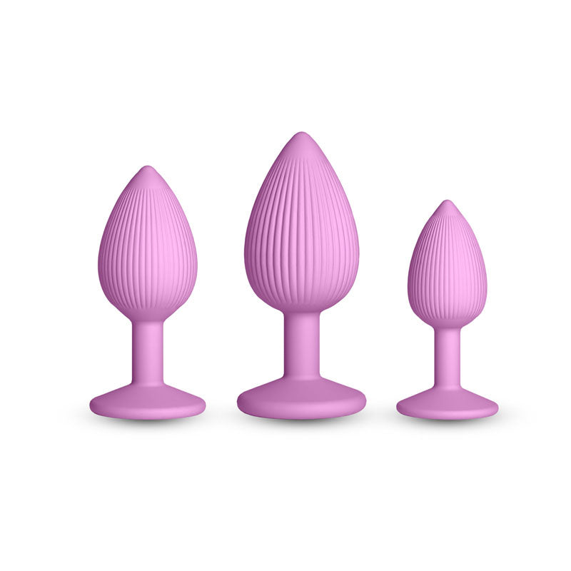 NS Novelties INYA Triple Ace Butt Plugs Set of 3 Sizes Pink Butt Plugs
