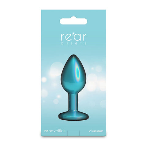 NS Novelties Rear Assets Iridescent Small Butt Plug - Butt Plugs