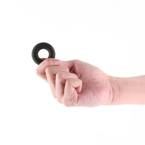 Renegade Fireman Stretchy Cock Ring Black - Stretchy Cock Rings