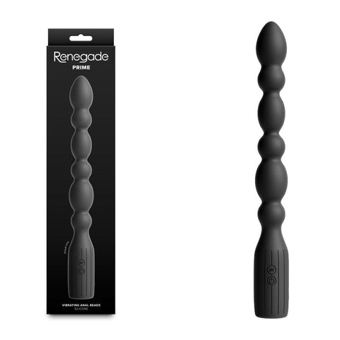 NS Novelties Renegade Prime Silicone Vibrating Anal Beads - Anal Beads and Balls