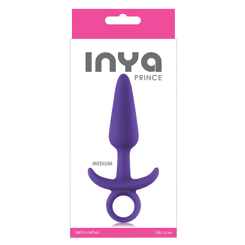 NS Novelties INYA Prince Medium Butt Plug with Ring Pull - Butt Plugs