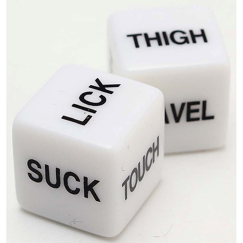 Glow In The Dark Foreplay Dice by Hua Novelties - Party Gifts and Novelties