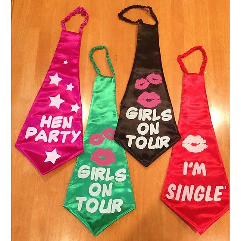 Premium Hens Night Ties by Hua Novelties - Metal Vibrators