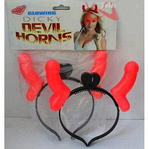 Premium Dicky Devils Horns by Hua Novelties - Fancy Dress Ups