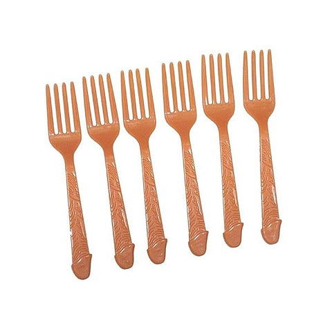 Pecker Forks by Hua Novelties - Bachelorette and Bucks