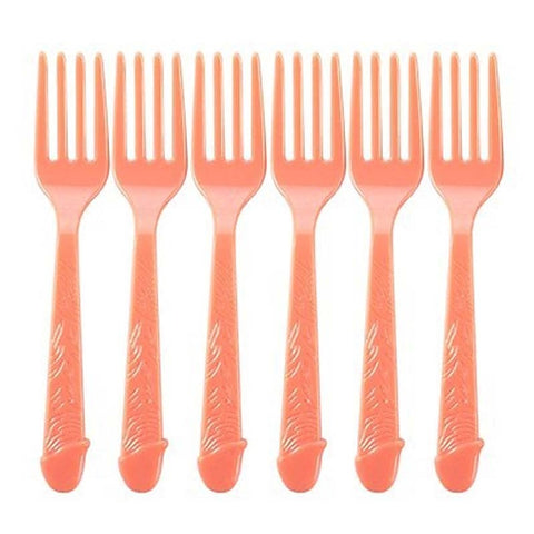 Pecker Forks by Hua Novelties - Bachelorette and Bucks