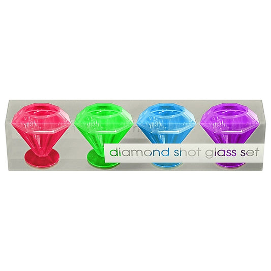 Ladies Night Diamond Shot Glass Set
