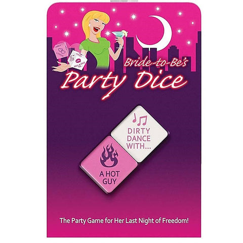 Bride-To-Be's Party Dice - Bachelorette and Bucks