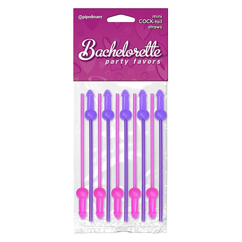 Pipedream Bachelorette Party Favors Mini Cock Tail Straws - Sex Games, Coupons and Tricks