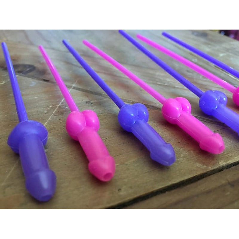 Pipedream Bachelorette Party Favors Mini Cock Tail Straws - Sex Games, Coupons and Tricks