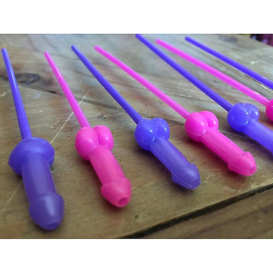 Pipedream Bachelorette Party Favors Mini Cock Tail Straws - Sex Games, Coupons and Tricks