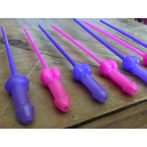 Pipedream Bachelorette Party Favors Mini Cock Tail Straws - Sex Games, Coupons and Tricks