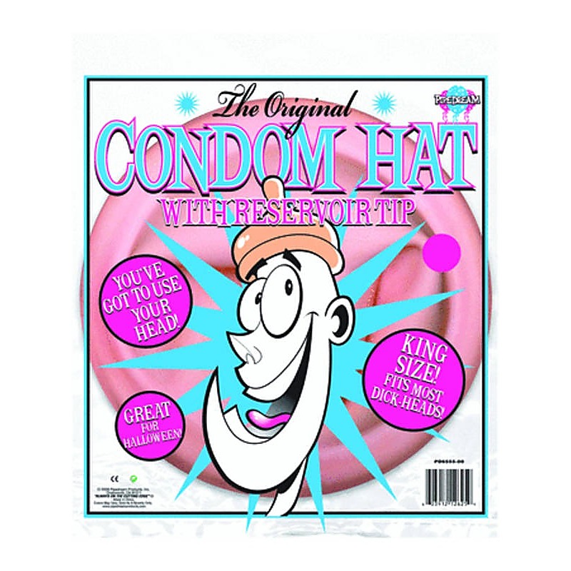The Original Condom Hat Party Headpiece by Pipedream - Bachelorette and Bucks