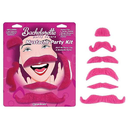 Pipedream Bachelorette Party Favors Mustache Party Kit - Bachelorette and Bucks