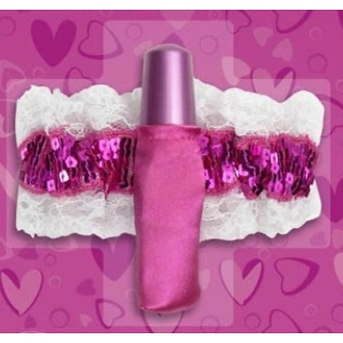 Bachelorette Vibrating Garter Lipstick by Pipedream - Bachelorette and Bucks