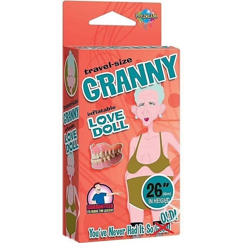 Granny Travel Size Inflatable Love Doll by Pipedream - Love Dolls