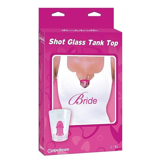 Bachelorette Party Favors Shot Glass Tank Womens Top - Bachelorette and Bucks