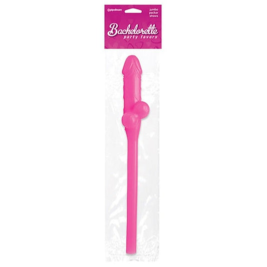 Pipedream Bachelorette Party Jumbo Sucking Straw 11 Inches - Bachelorette and Bucks