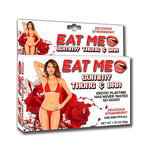 Strawberry Gummy Intimates by Hott Products - Fancy Dress Ups