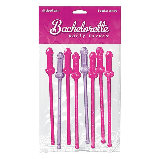 Bachelorette Party Favors Cocktail Stirrers 8 Pack - Bachelorette and Bucks