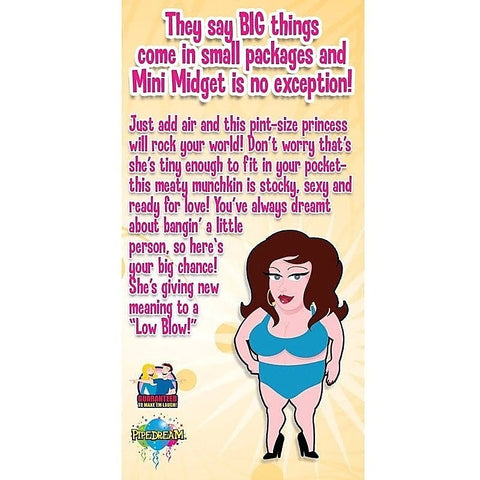 Mini Midget Travel Size Inflatable Love Doll by Pipedream - Love Dolls