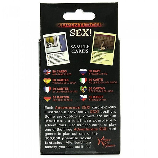 Adventurous Sex! Card Game by Kheper Games - Sex Games, Coupons and Tricks