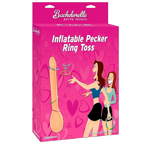 Pipedream Bachelorette Party Inflatable Pecker Ring Toss - Sex Games, Coupons and Tricks
