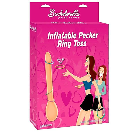 Pipedream Bachelorette Party Inflatable Pecker Ring Toss - Sex Games, Coupons and Tricks