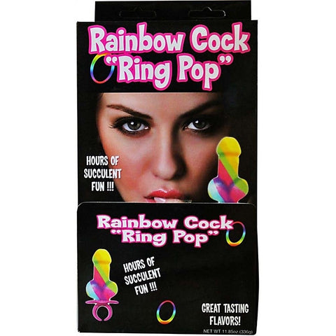 Premium Rainbow Cock Ring Pop by Hott Products - Sex Games, Coupons and Tricks