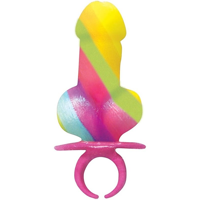 Premium Rainbow Cock Ring Pop by Hott Products - Sex Games, Coupons and Tricks