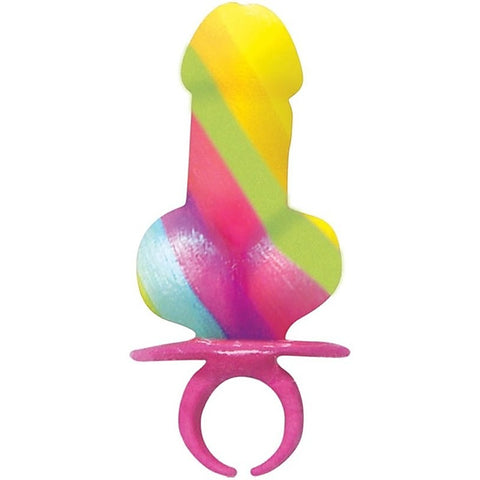 Premium Rainbow Cock Ring Pop by Hott Products - Sex Games, Coupons and Tricks