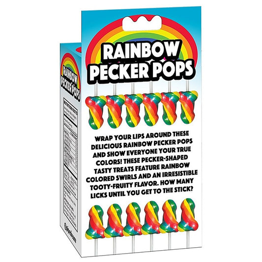 Pipedream Rainbow Penis Shaped Pecker Pops - Sex Games, Coupons and Tricks