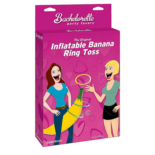 Pipedream Bachelorette Party Inflatable Banana Ring Toss - Bachelorette and Bucks