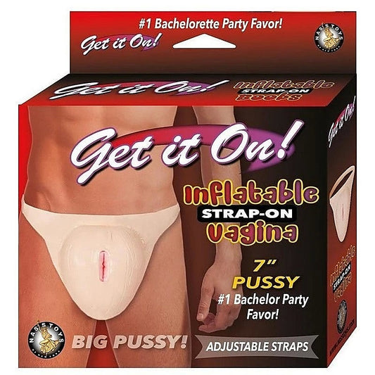 Get It On! Inflatable Vagina Strap-On - Fancy Dress Ups