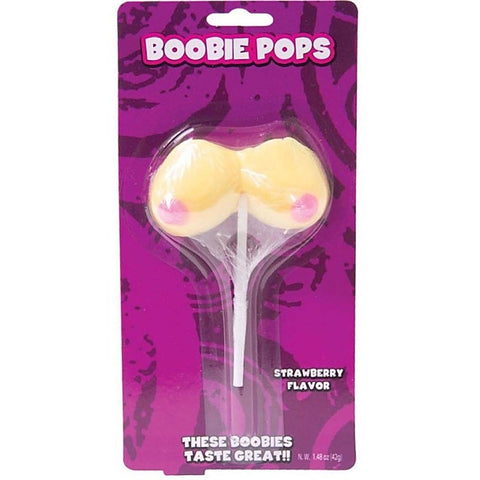 Boobie Pops Candy Strawberry by Hott Products - Fancy Dress Ups