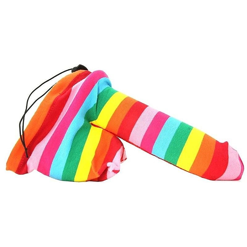 Rainbow Pecker Huggie Cock Sock by Hott Products - Sex Games, Coupons and Tricks