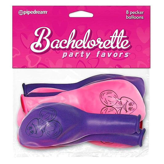 Pipedream Bachelorette Party Favors Pecker Balloons 8 Pack - Sex Games, Coupons and Tricks