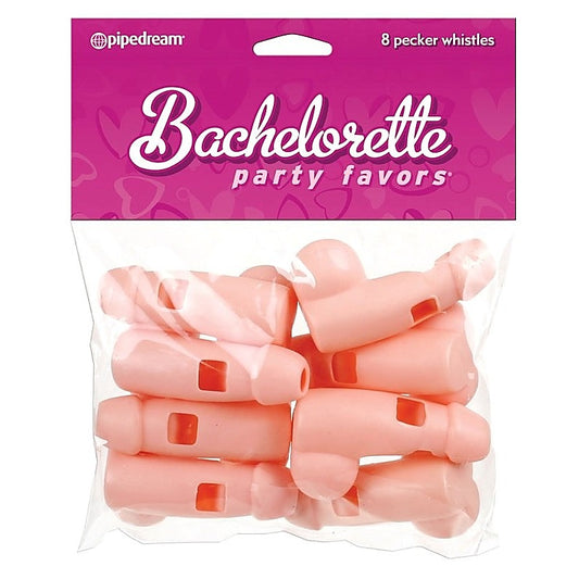 Pipedream Bachelorette Party Favors 8 Pack Pecker Whistles - Sex Games, Coupons and Tricks
