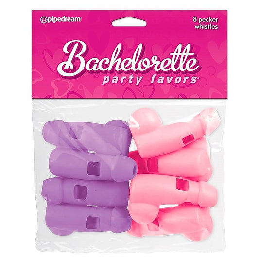 Pipedream Bachelorette Party Favors 8 Pack Pecker Whistles - Sex Games, Coupons and Tricks