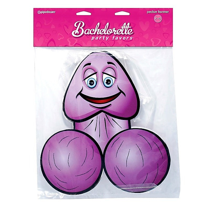 Pipedream Bachelorette Party Favors 12 Feet Pecker Banner - Sex Games, Coupons and Tricks