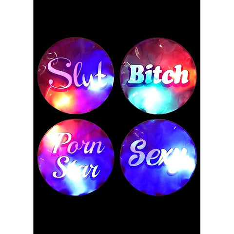 Pipedream Bachelorette Party Flashing Light Party Stickers - Sex Games, Coupons and Tricks