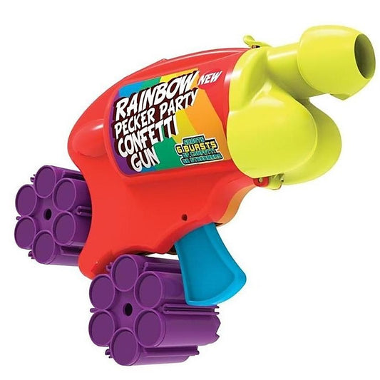 Rainbow Pecker Party Confetti Gun - Party Gifts and Novelties