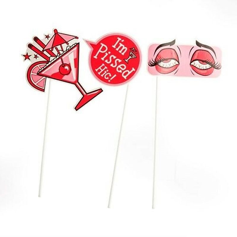 Miss Naughty Hen Party Photo Props by MDI Australia - Sex Games, Coupons and Tricks