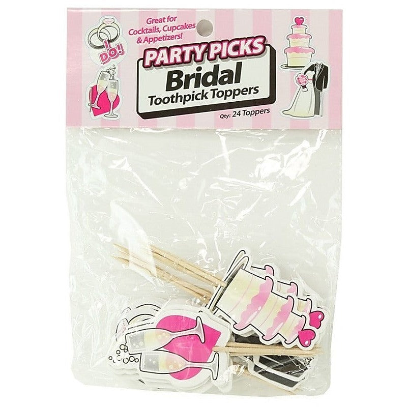 Party Picks Bridal Toothpick Toppers by Little Genie - Sex Games, Coupons and Tricks